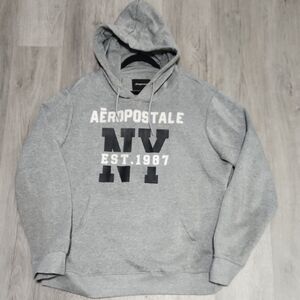 Aeropostale Heather Gray NY Hoodie